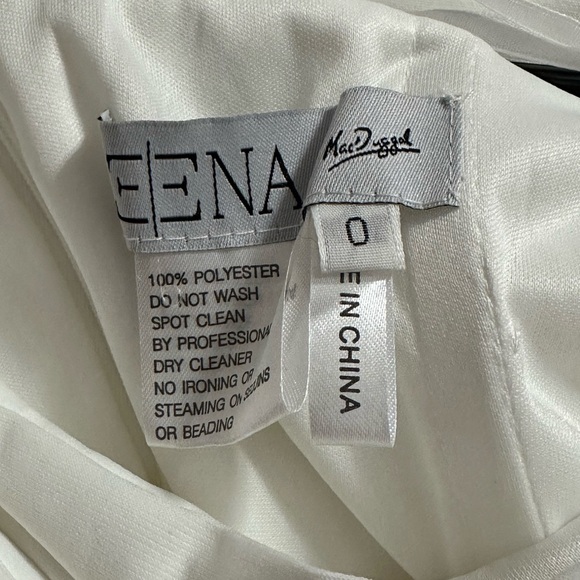 (346) ❤️ BNWT MAC DUGGAL FOLDOVER OFF-THE-SHOULDER SLIT GOWN #26517 - Picture 8 of 9